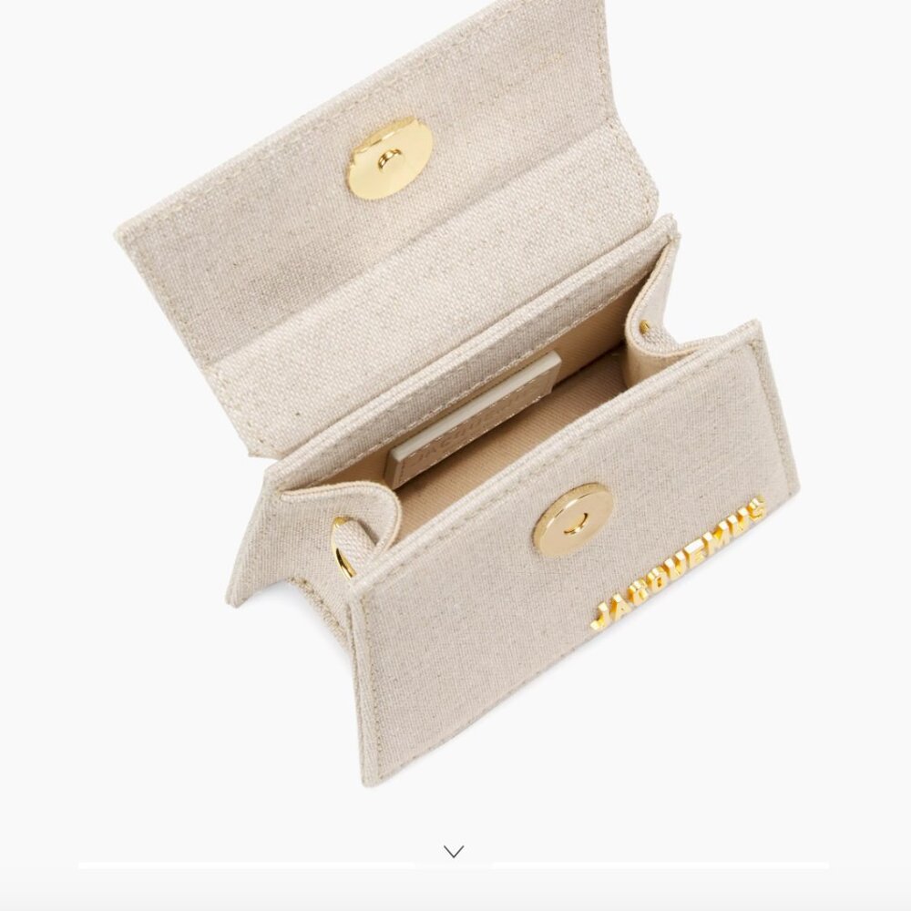 JACQUEMUS Le Chiquito Linen Mini Bag - Picture 4 of 6
